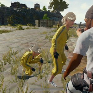 3 Banana men, one photo.