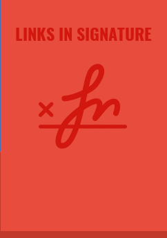 Use links in Signature